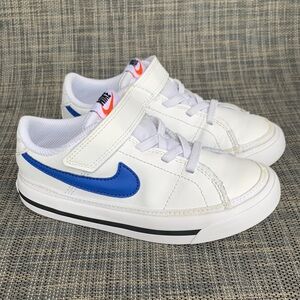 Nike Court Legacy Royal/White Low-Top Sneakers little Kids size 7